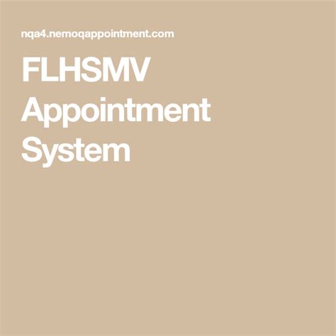 flhsmv online appointment service and information system|Appointments Miami.
